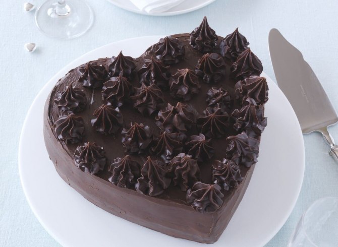 cuore di cioccolato torta san valentino